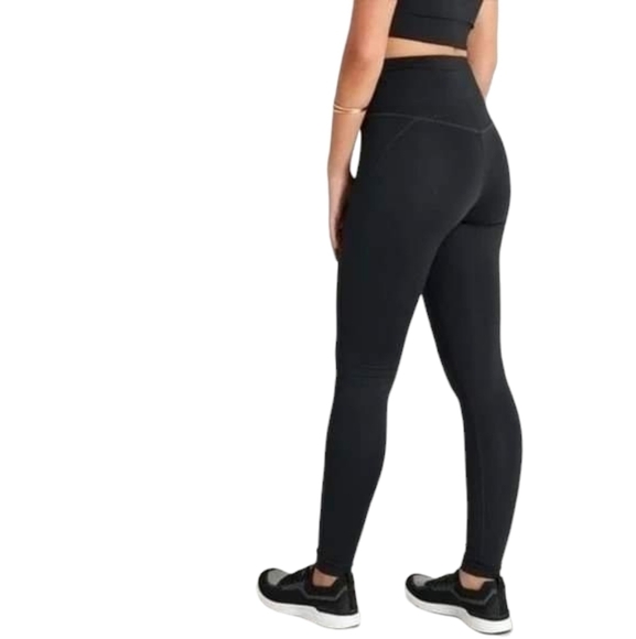 Girlfriend Collective Black High Waisted Compressive Leggings Size Small - Picture 3 of 9